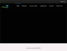 Tablet Screenshot of phoenixlaundry.com